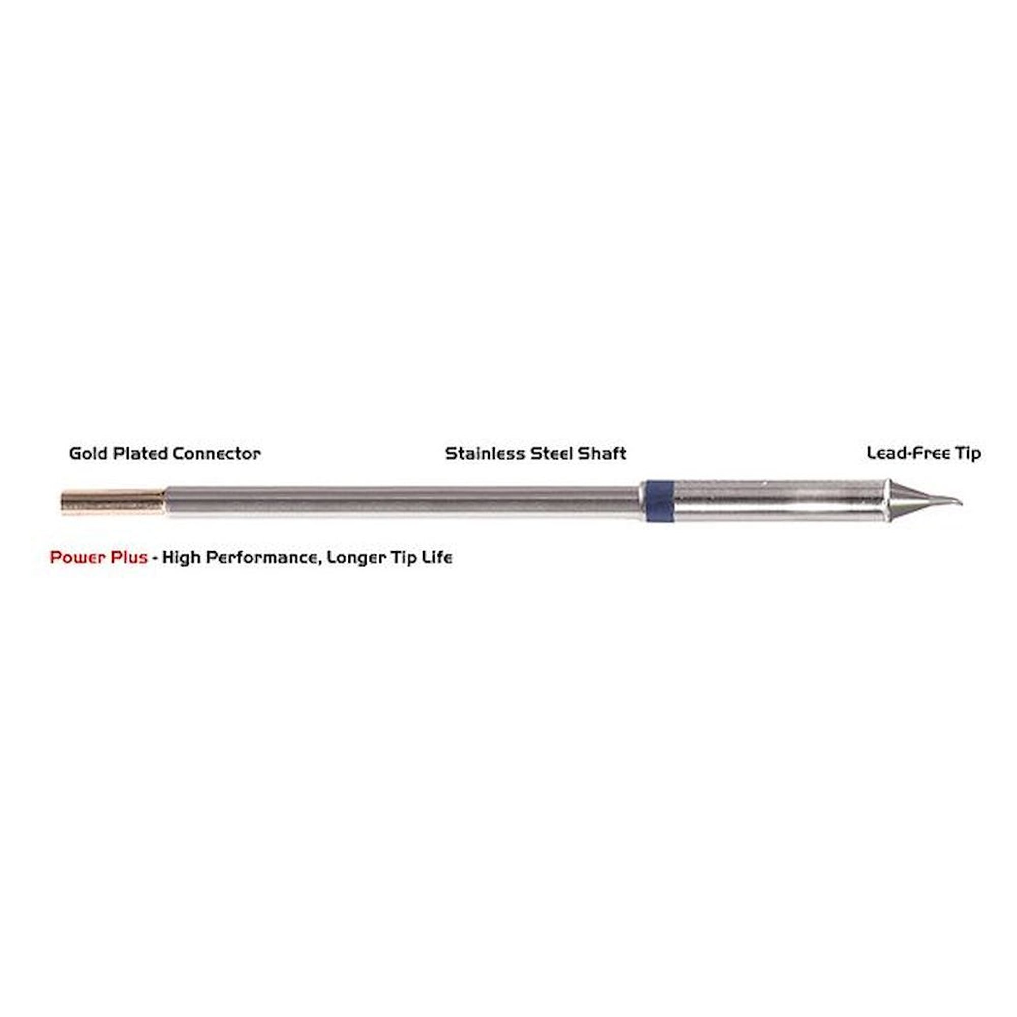 Thermaltronics M6SB275H. Soldering tip sharply bent 30° 0.5mm (0.02"), Power Plus