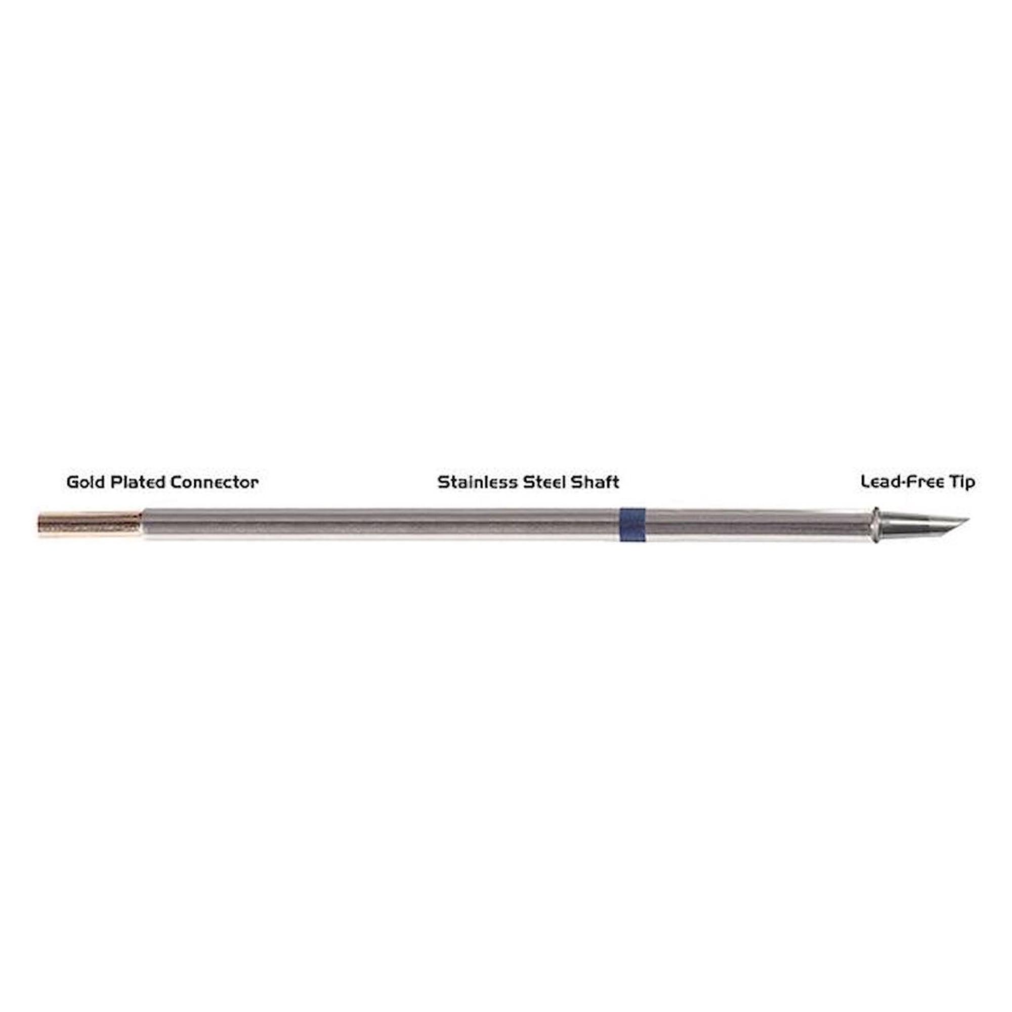 Thermaltronics M6WV031. Soldering tip hoof shape w/Dent 60° 3,10mm (0,122")