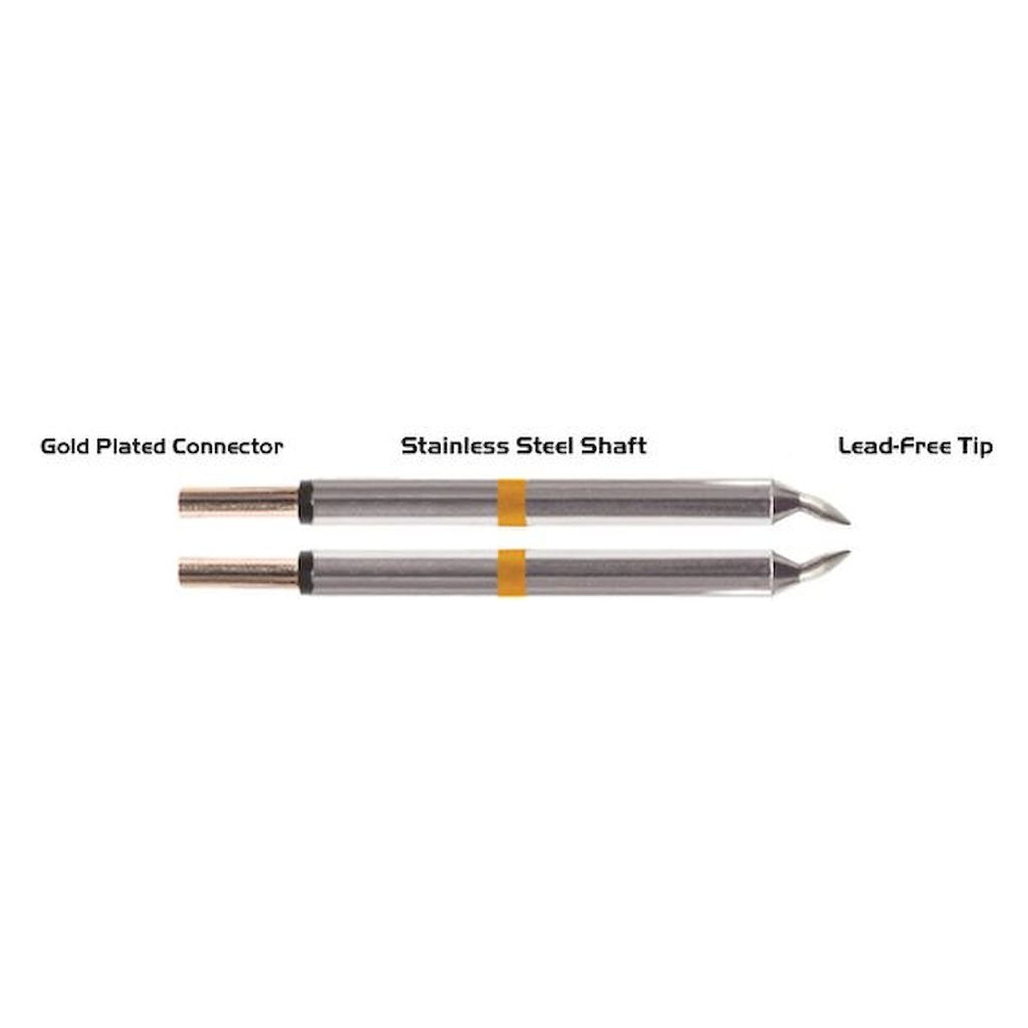 Thermaltronics M70TZ010B. pair of tweezers chisel 1,00mm (0,04")