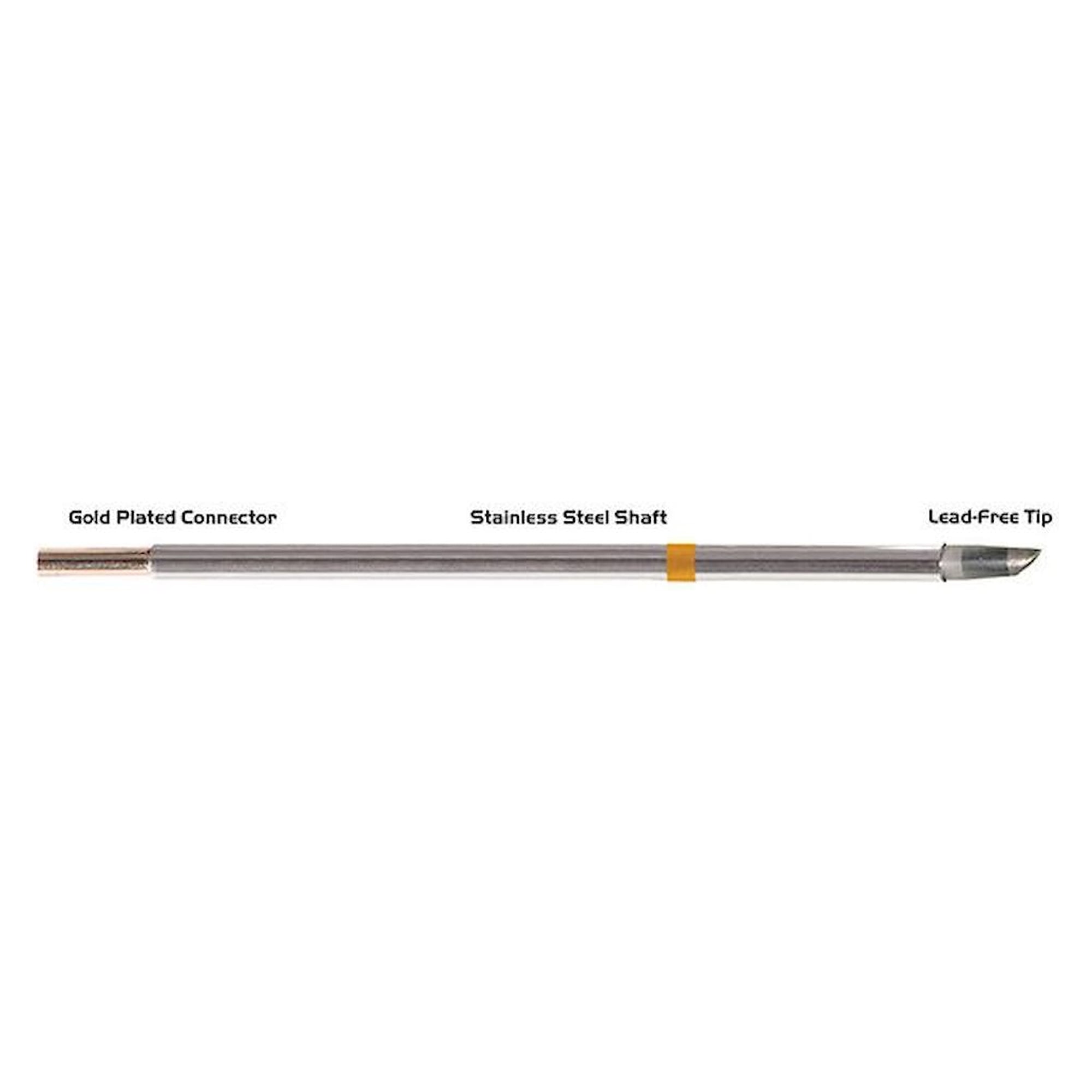 Thermaltronics M7BV030. Soldering tip bevelled 45° 3.00mm (0.12")
