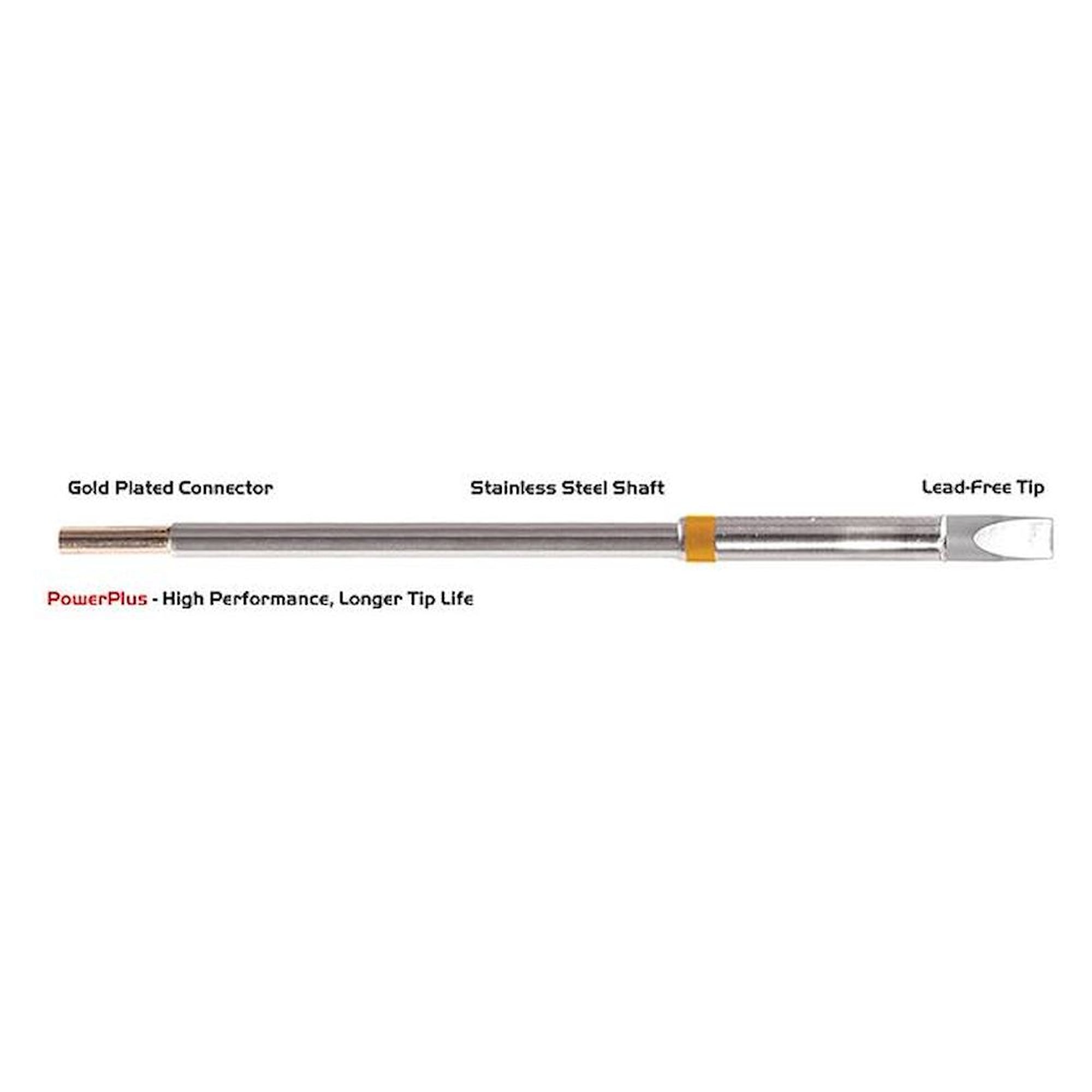 Thermaltronics M7CH250H. Soldering Tip Chisel extra large 5.0mm (0.20"), Power Plus