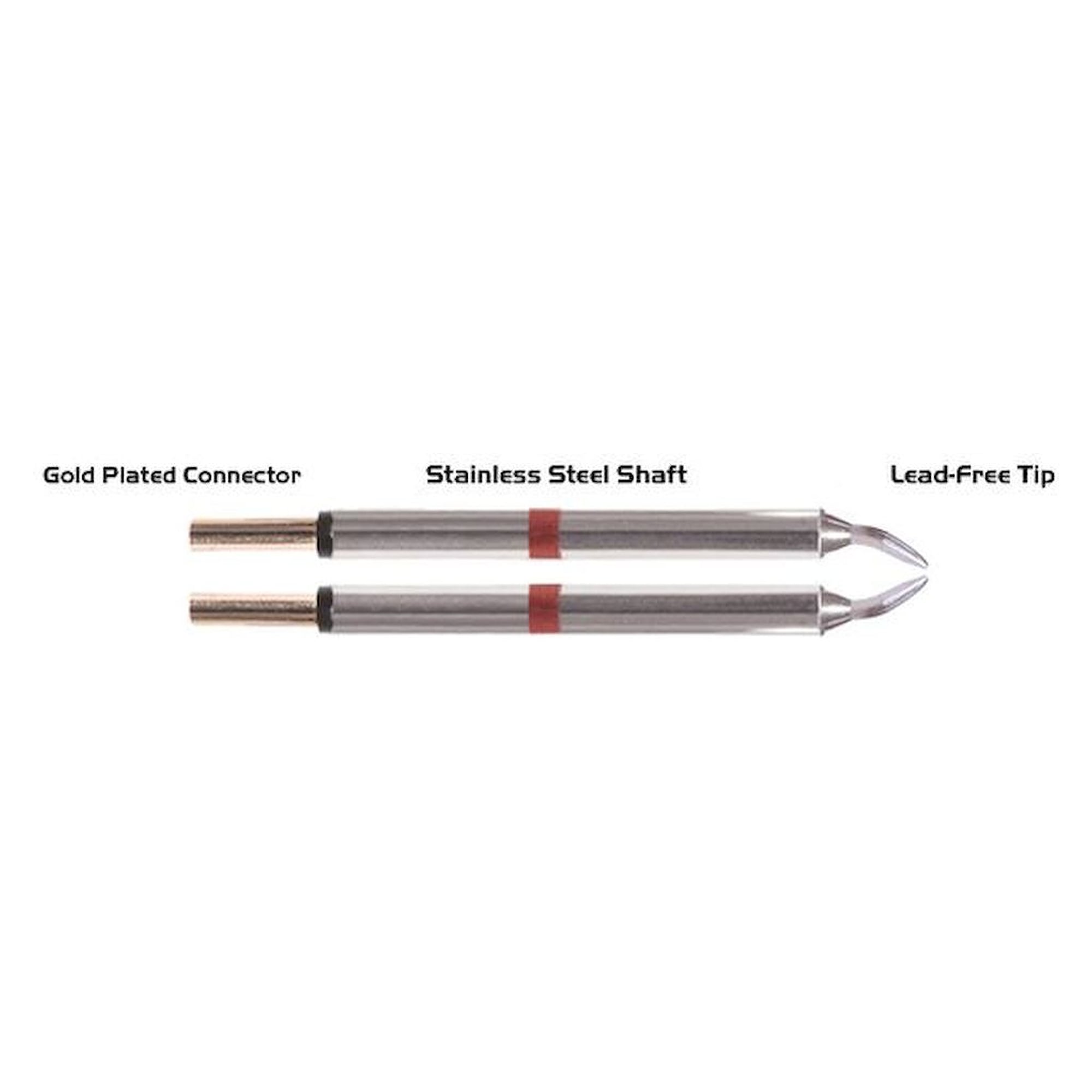 Thermaltronics M80TZ015. pair of tweezers chisel 1,5mm (0,06")