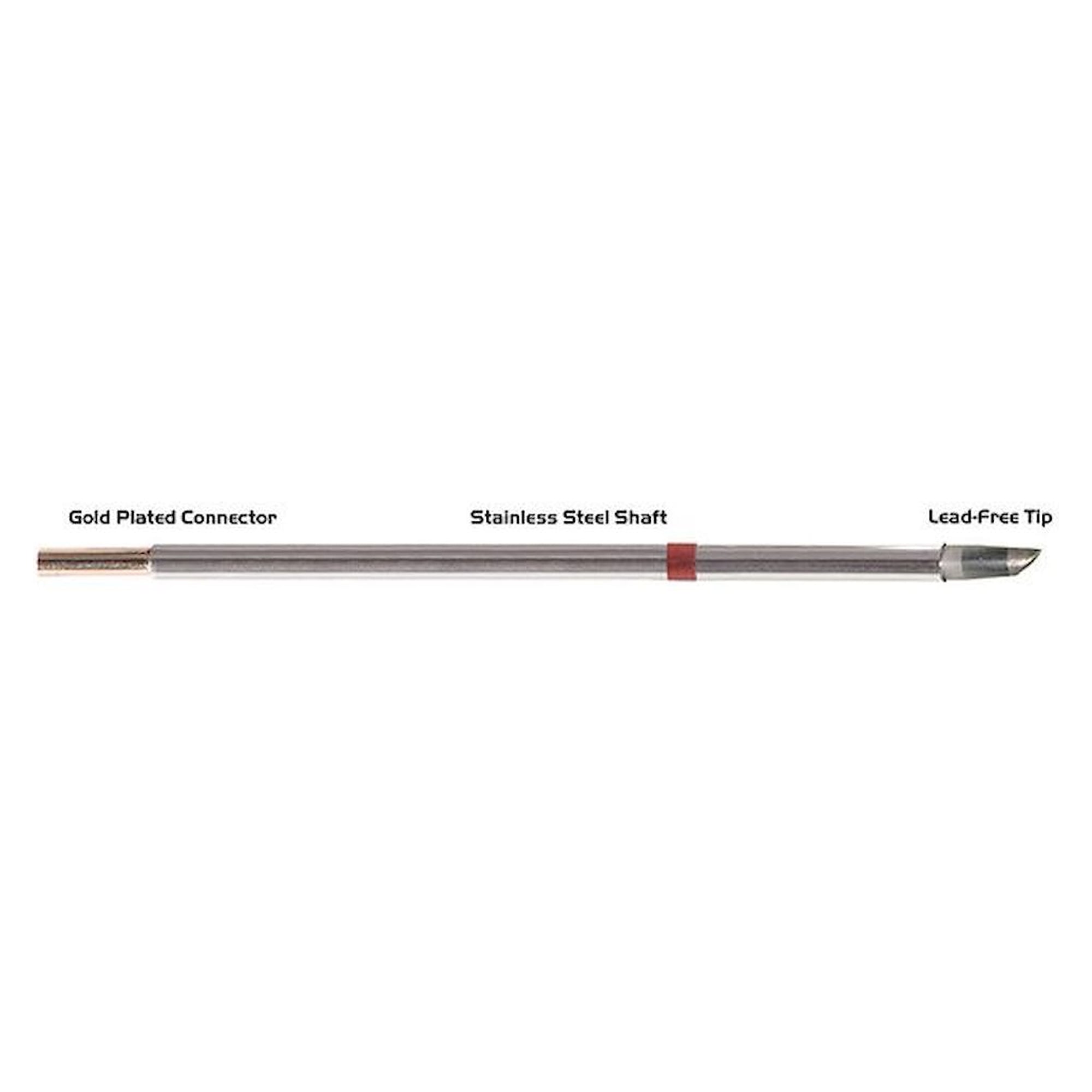 Thermaltronics M8BV030. Soldering tip bevelled 45° 3.00mm (0.12")