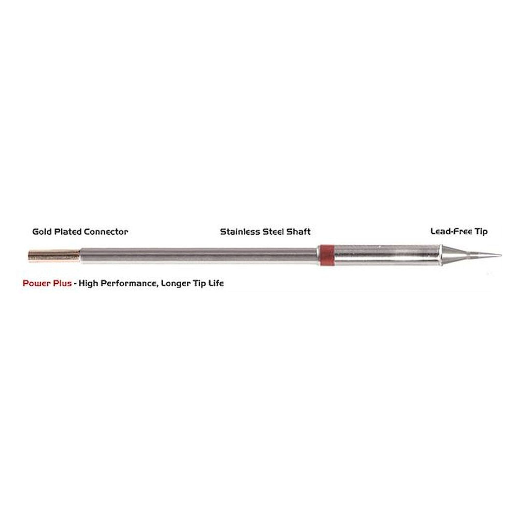 Thermaltronics M8C300H. Conical soldering tip 0.4mm (0.016"), Power Plus