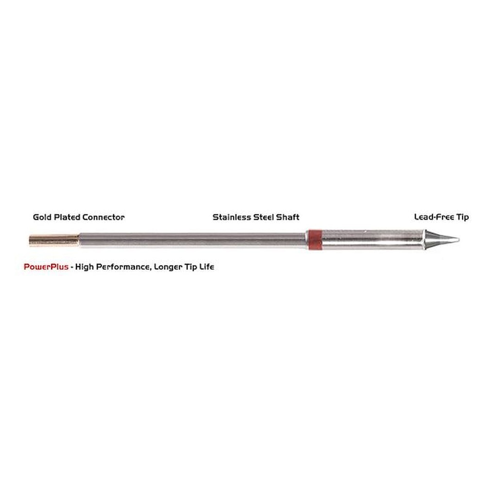 Thermaltronics M8CH178H. Soldering Tip Chisel 30° 1.0mm (0.04"), Power Plus