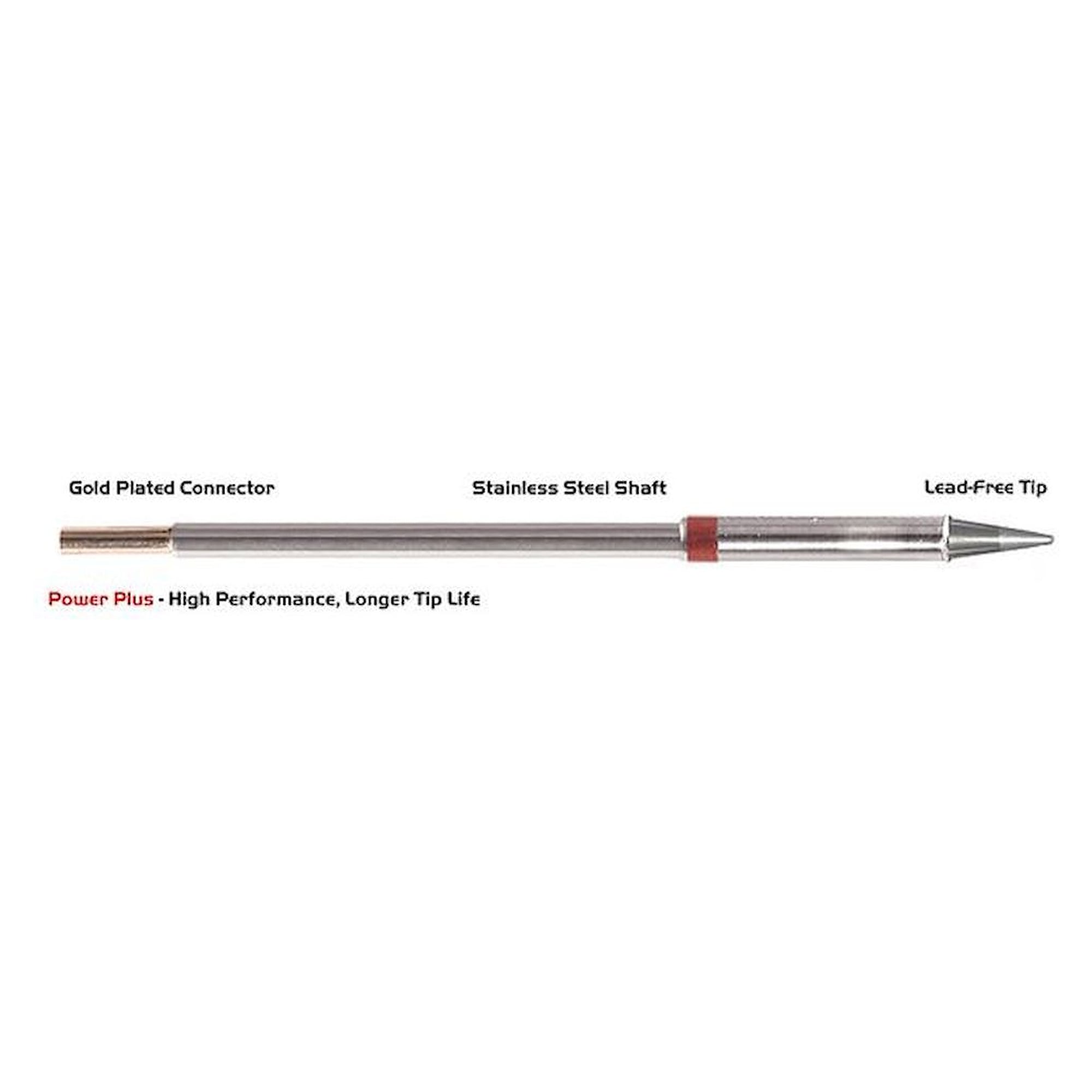 Thermaltronics M8CS014H. Soldering tip conical 1,4mm (0,055"), Power Plus