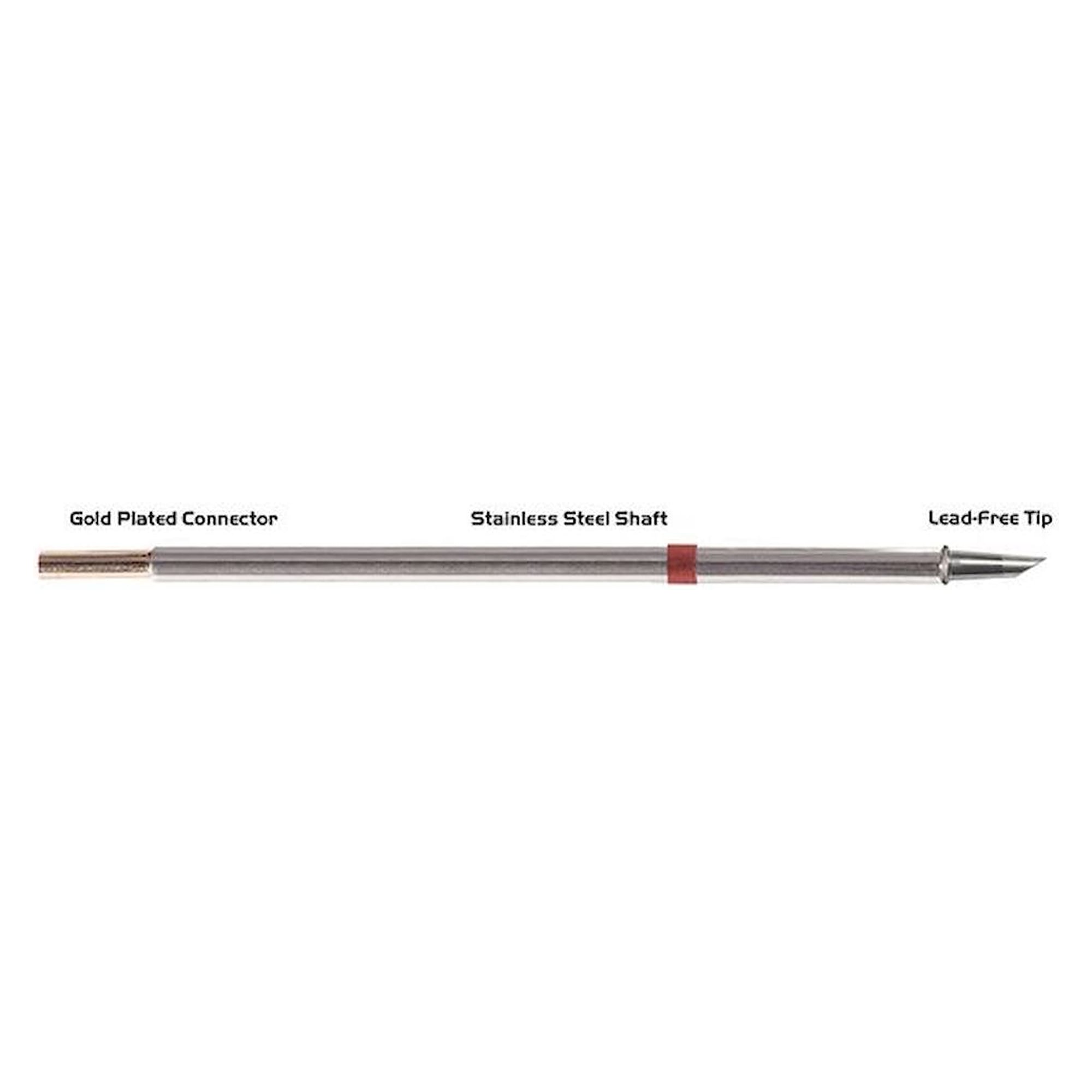 Thermaltronics M8WV031. Soldering tip hoof shape w/Dent 60° 3,10mm (0,122")