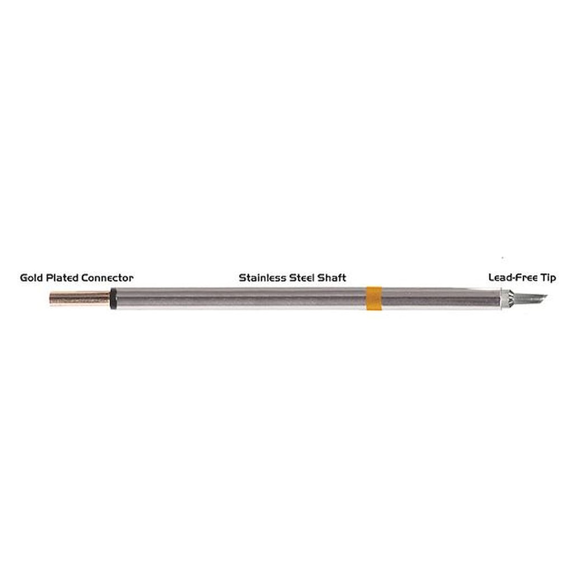 Thermaltronics P75WV020. Lötspitze Huf-Form w/Dent 45° 2,00mm (0,08")