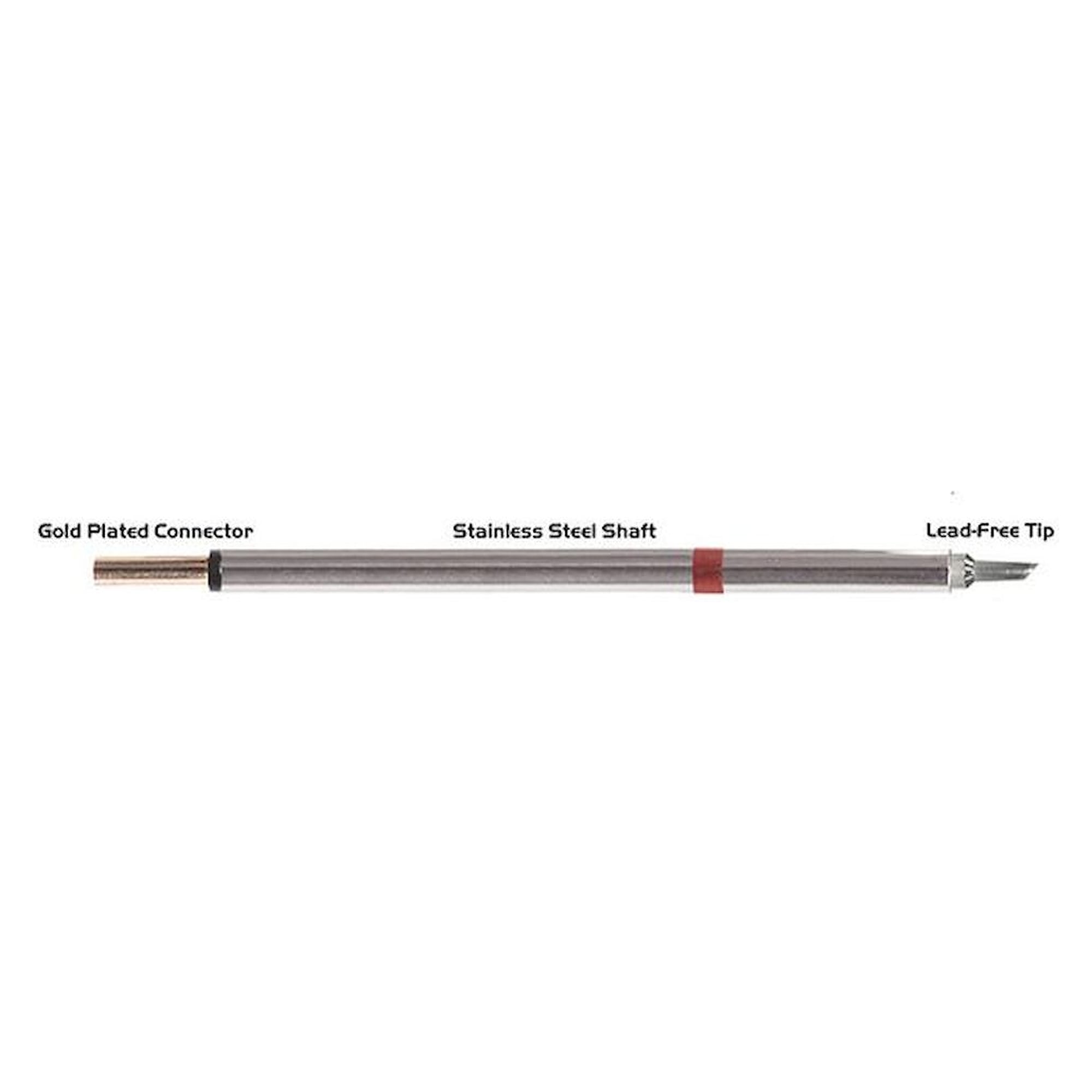 Thermaltronics P80WV020. Lötspitze Huf-Form w/Dent 45° 2,00mm (0,08")