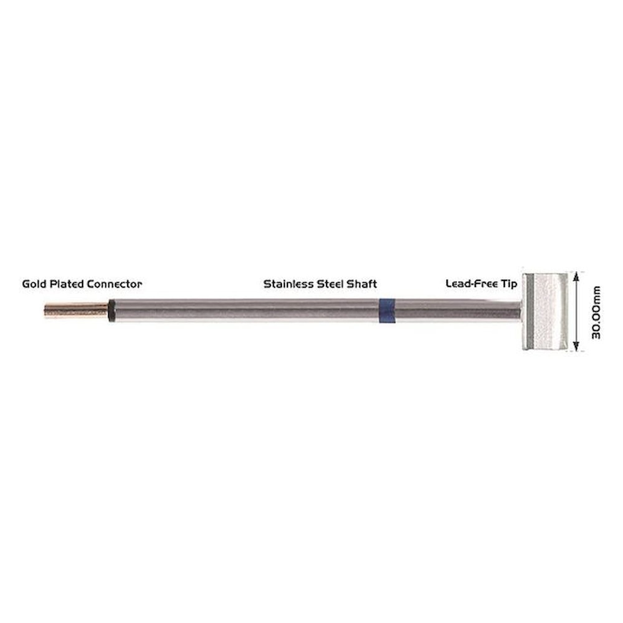 Thermaltronics PM60LB128. soldering tip blade 30,0mm (1,18")