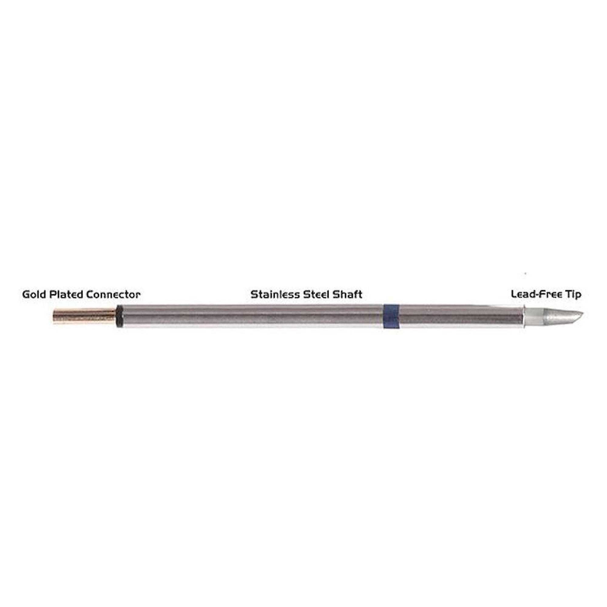 Thermaltronics PM60WV300. Soldering tip hoof shape w/Dent 45° 2,40mm (0,09")