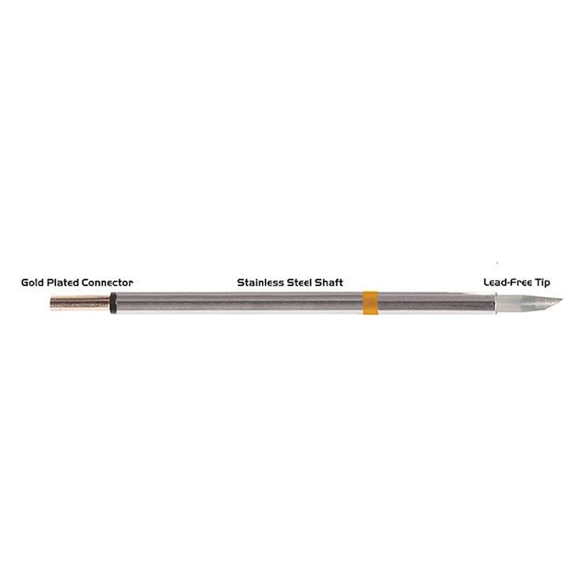 Thermaltronics PM75DS525. Soldering tip hoof shape 60° 3,3mm (0,13")