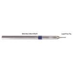 Thermaltronics S60BVF010. Soldering tip bevelled 60° 1,00mm (0,04"), only bevelled surface tinned