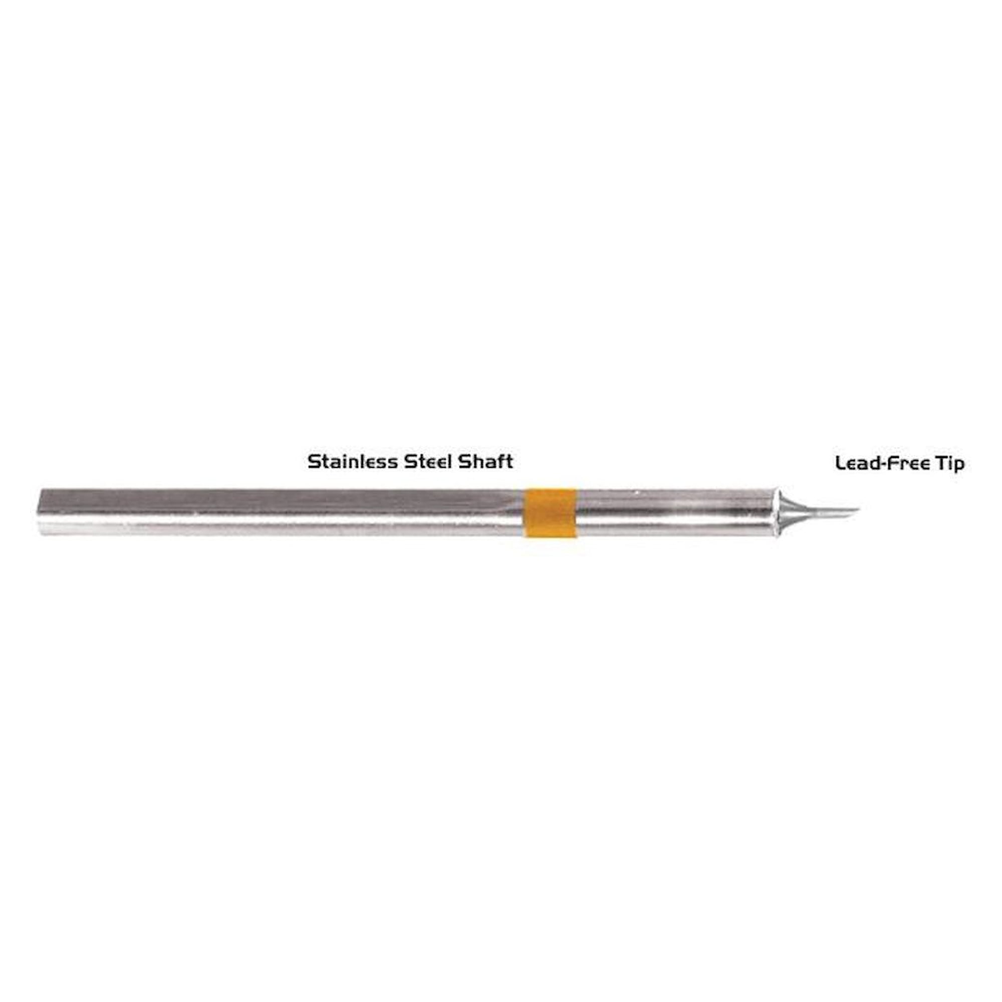Thermaltronics S75BV011. Soldering tip bevelled 60° 1.10mm (0.04")