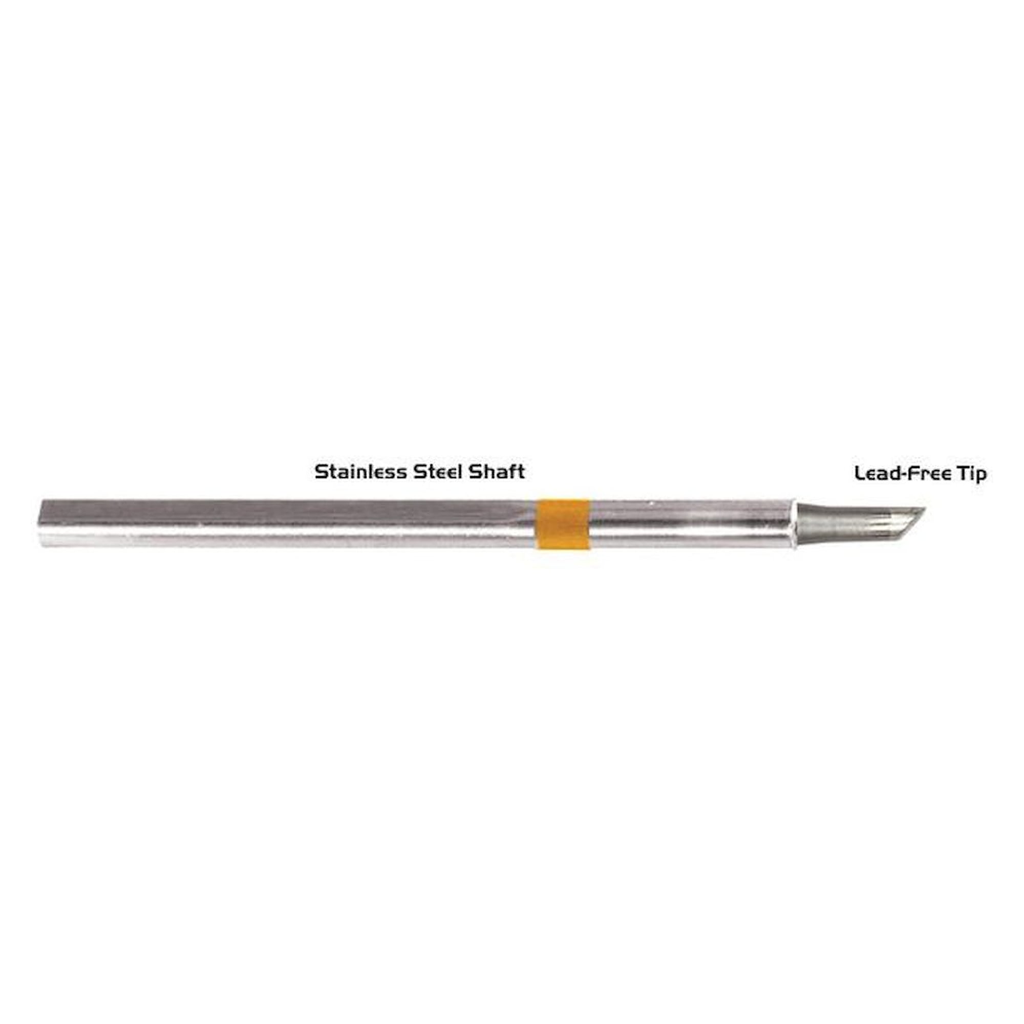 Thermaltronics S75BV040. Soldering tip bevelled 45° 4,00mm (0,16")