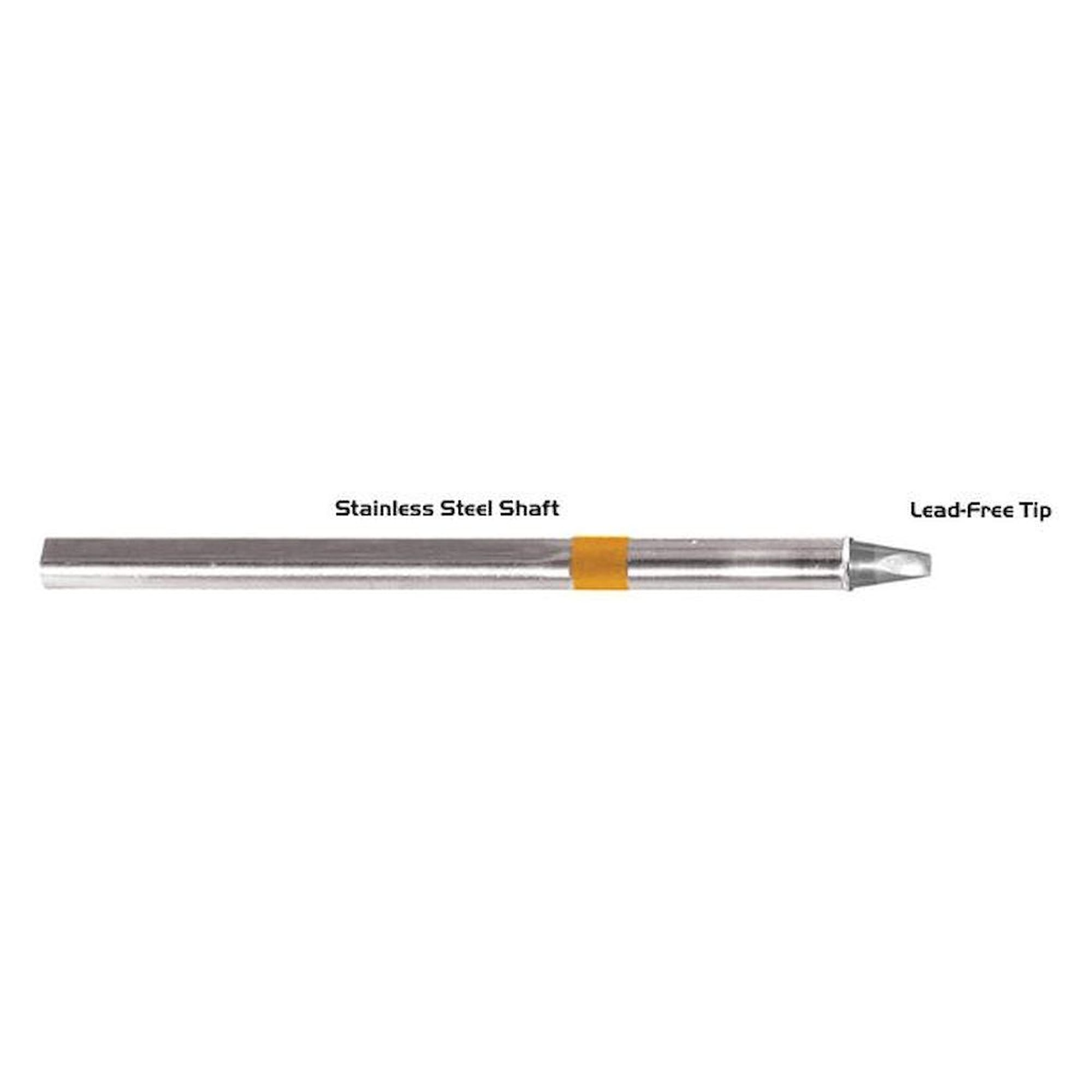 Thermaltronics S75CH025. Soldering Tip Chisel 30° 2.5mm (0.10")