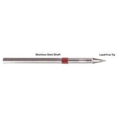 Thermaltronics S80BV007A. Soldering tip bevelled 60° 0.7mm (0.028")