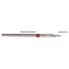 Thermaltronics S80CH008. 30° 0.8mm (0.031") Micro Fine Soldering Tip Chisel