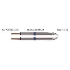 Thermaltronics T60TZ018B. pair of tweezers, soldering tip chisel 30° 1,78mm (0,07")