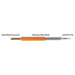 Thermaltronics TM70LR403. Soldering tip chisel 60°, large range 1.78mm (0.07")