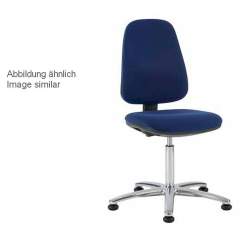 THRONAESD Chair PROFESSIONAL, with glides, fabric anthracite, 500 - 700 mm