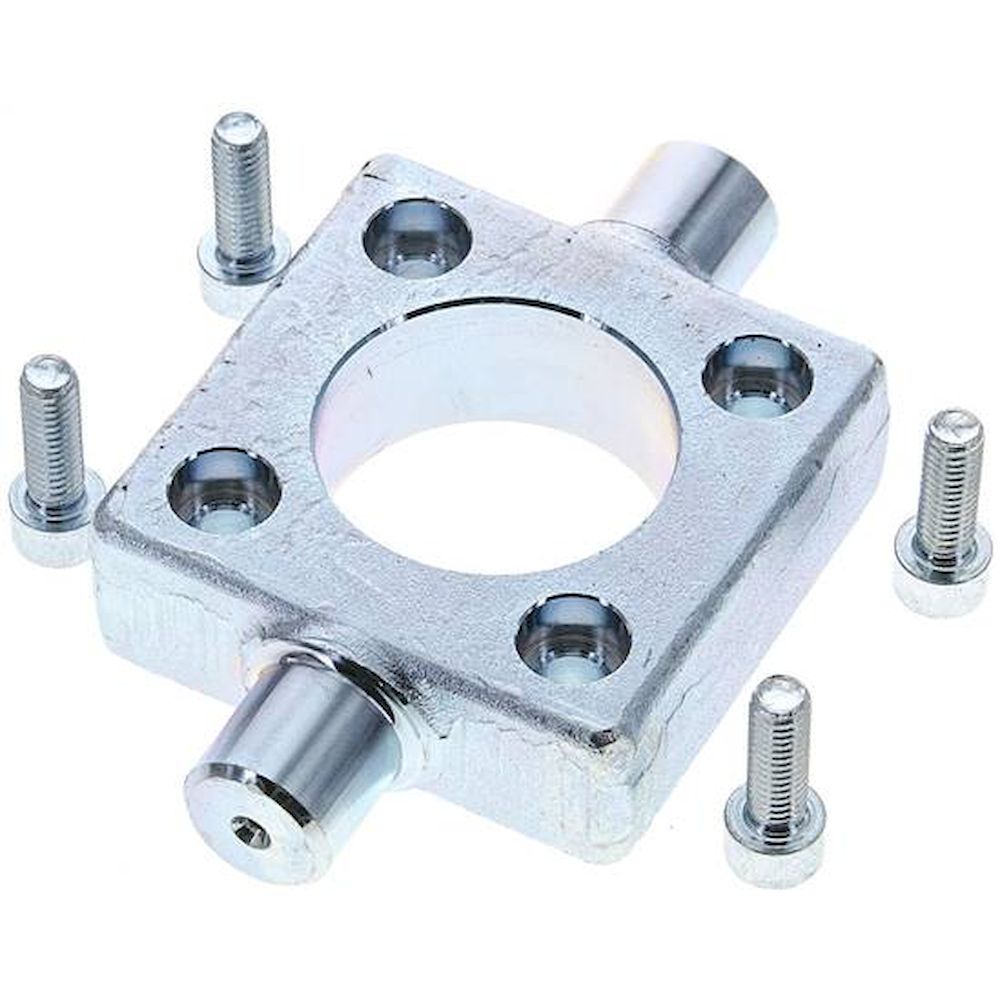 TJF 40. ISO 15552-flange swivel fastening 40 mm, Zinc plated steel