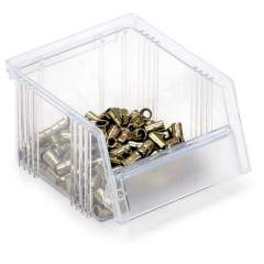 Treston 1520-1. Stacking bin 149x250x130 Crystal clear