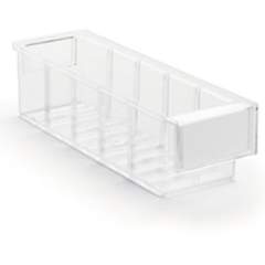 Treston 3010-1. Shelf bin 92x300x82 Crystal clear