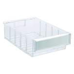 Treston 3020-1. Shelf bin 186x300x82 Crystal clear