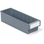 Treston 4015-3. Shelf bin 132x400x100 Grey