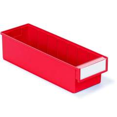 Treston 4015-5. Shelf bin 132x400x100 Red