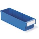 Treston 4015-6. Shelf bin 132x400x100 Blue