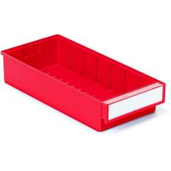 Treston 4020-5. Shelf bin 186x400x82 Red