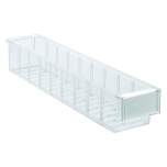 Treston 5010-1. Shelf bin 92x500x82 Crystal clear
