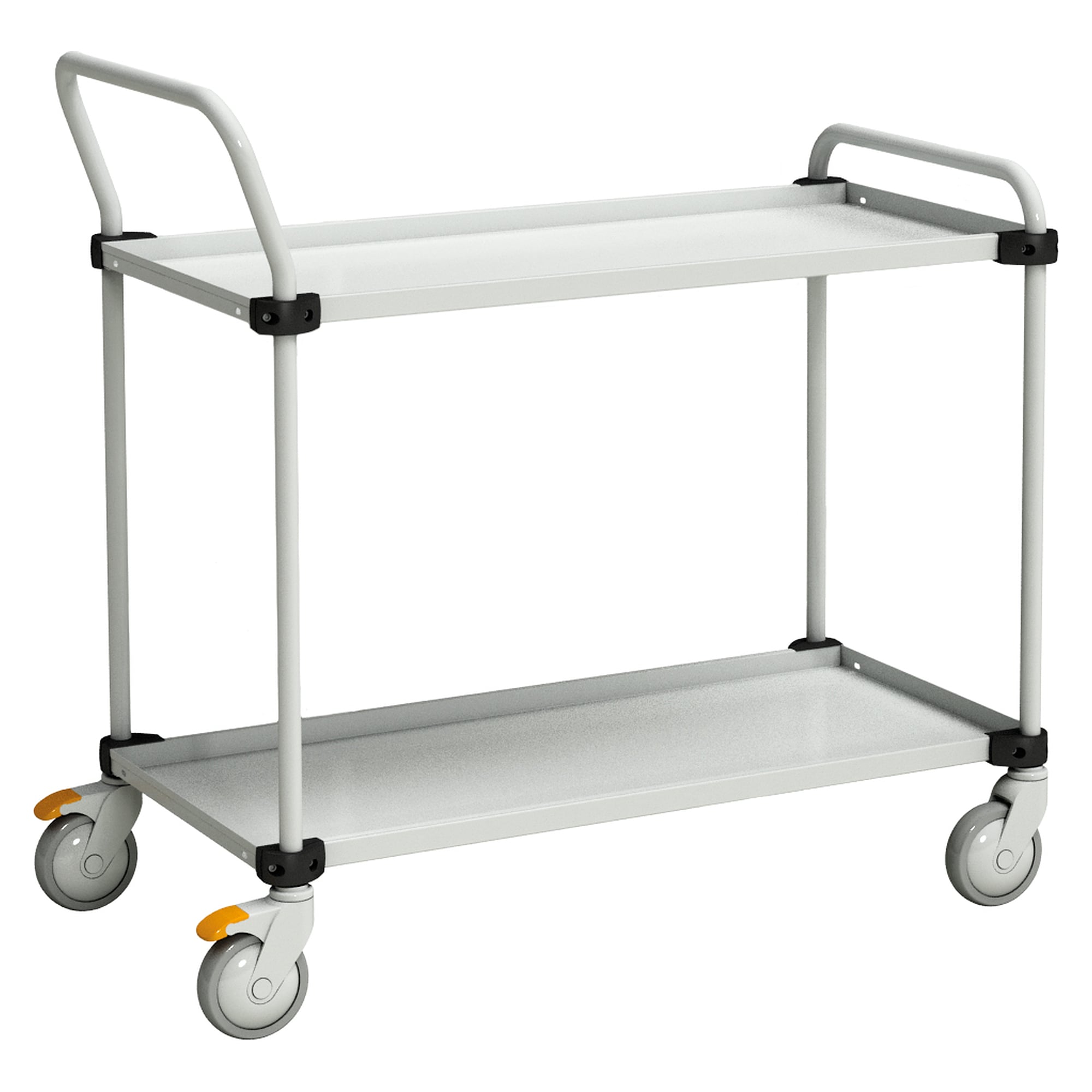 Adjustable 2-Shelf Trolley 1090x530x1020 mm - Treston TRTA4102