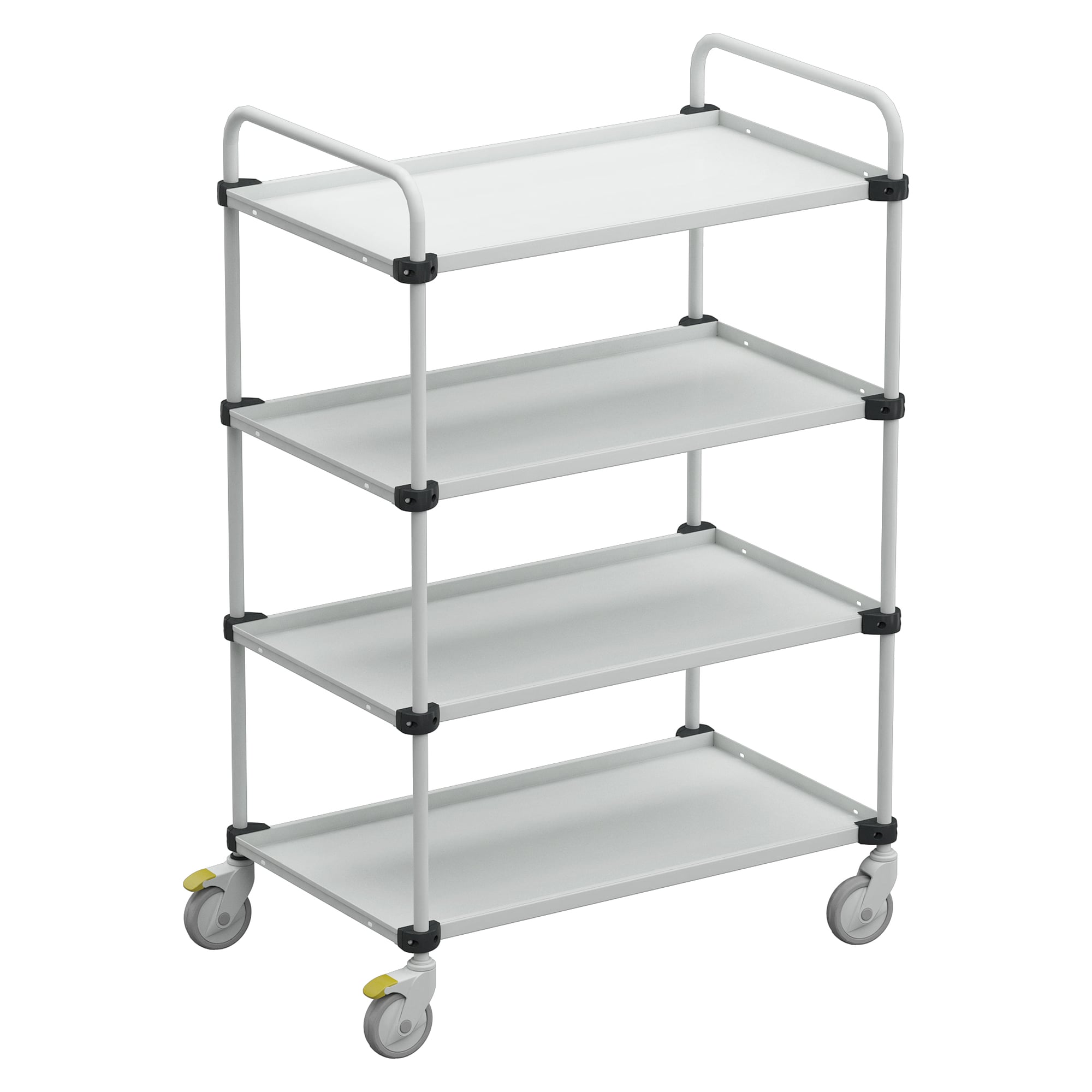 Adjustable 4-Shelf Trolley 1090x530x1515 mm - Treston TRTA4104
