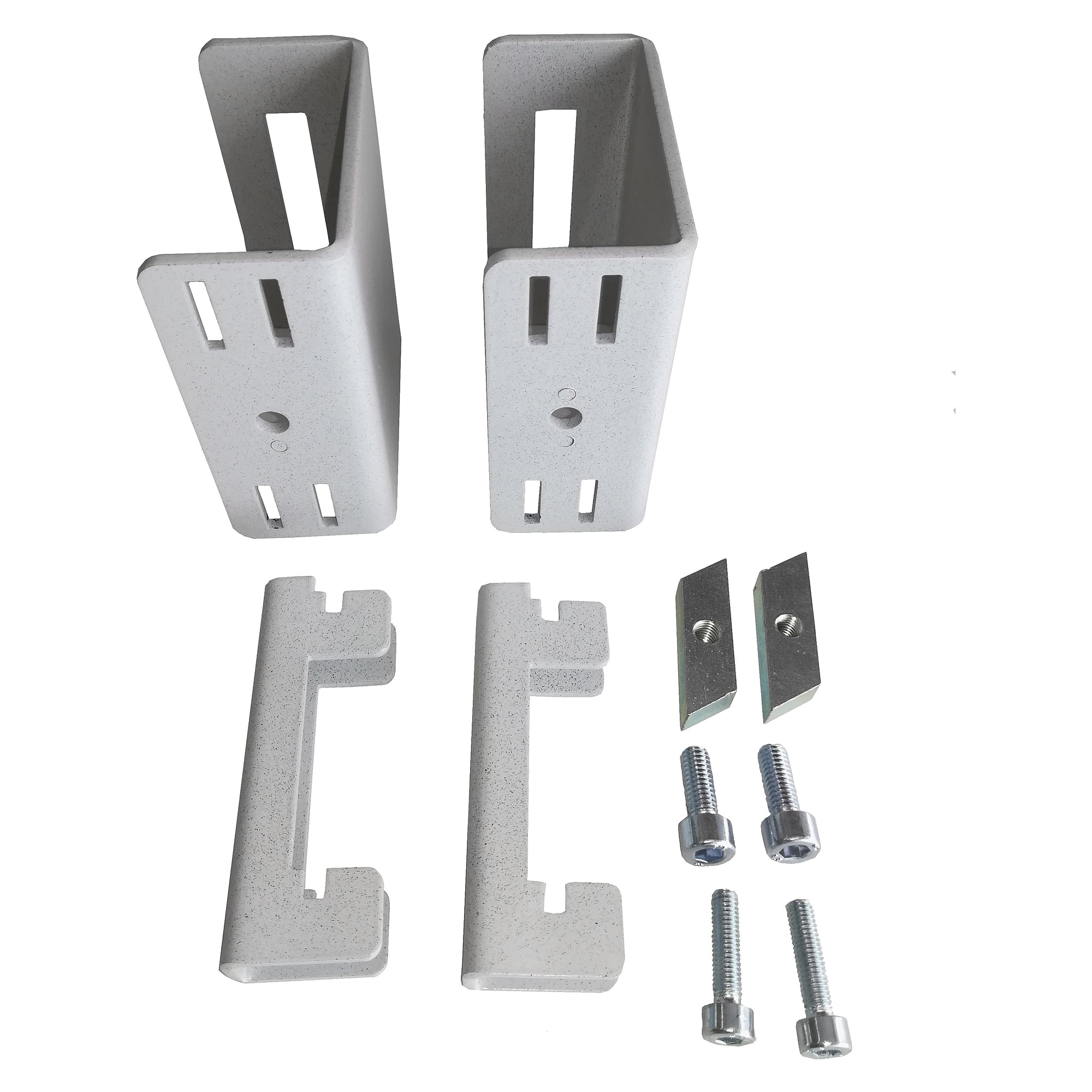 Adapter-Set für MH/MA/MA2 an Rasterrohren und C-Aufbauprofilen - Treston AS2