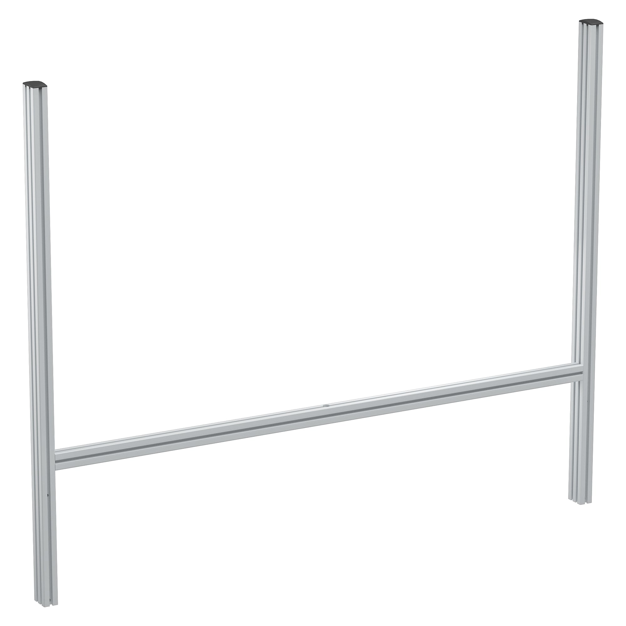 Kit de montants alu ESD pour QuatreX, LxH 1489x1200 mm, piétement 1530 mm - Treston AL2X150QX