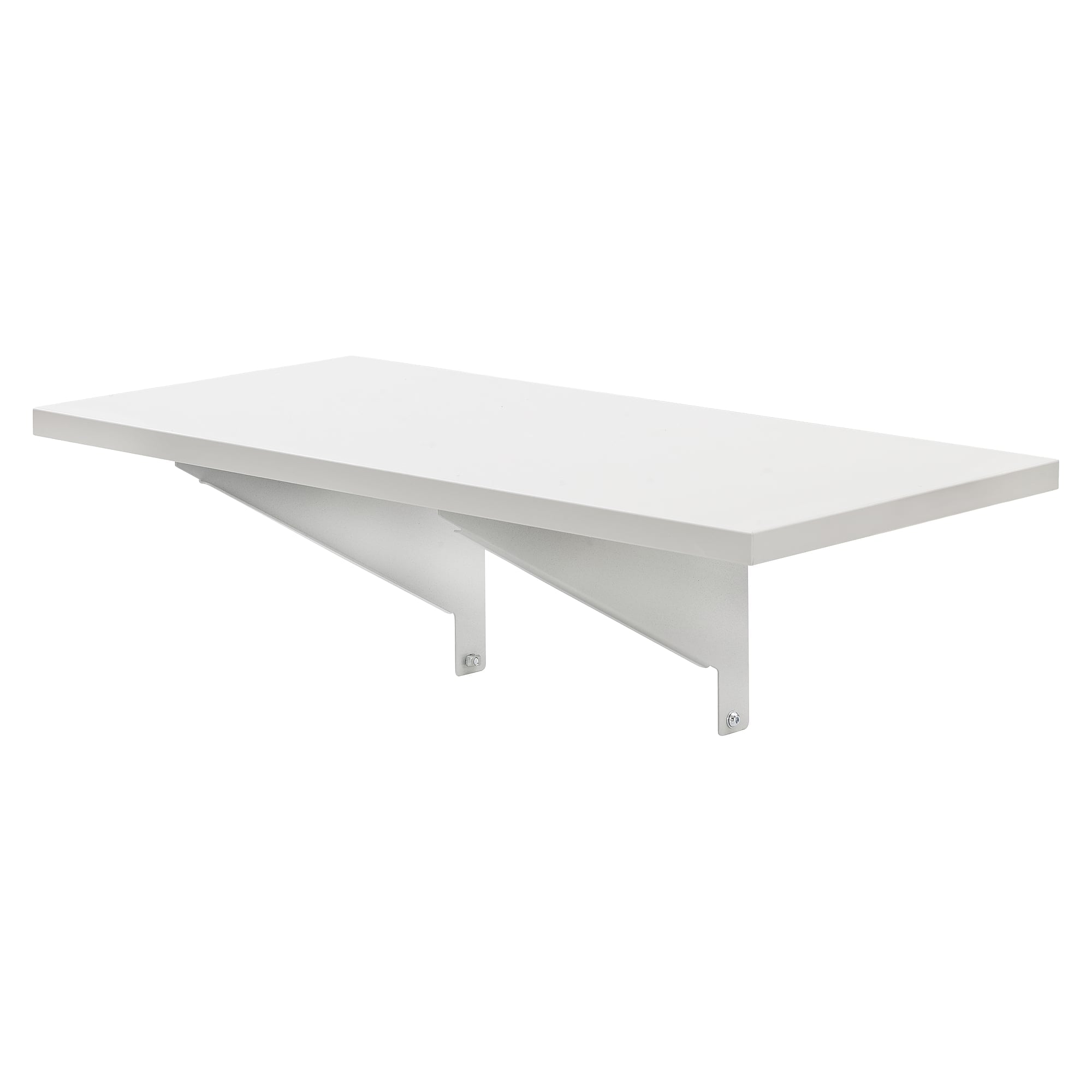 Plateau latéral ESD réglable en hauteur avec équerres, LxP 400x800 mm, charge 40 kg - Treston WB804ST ESD