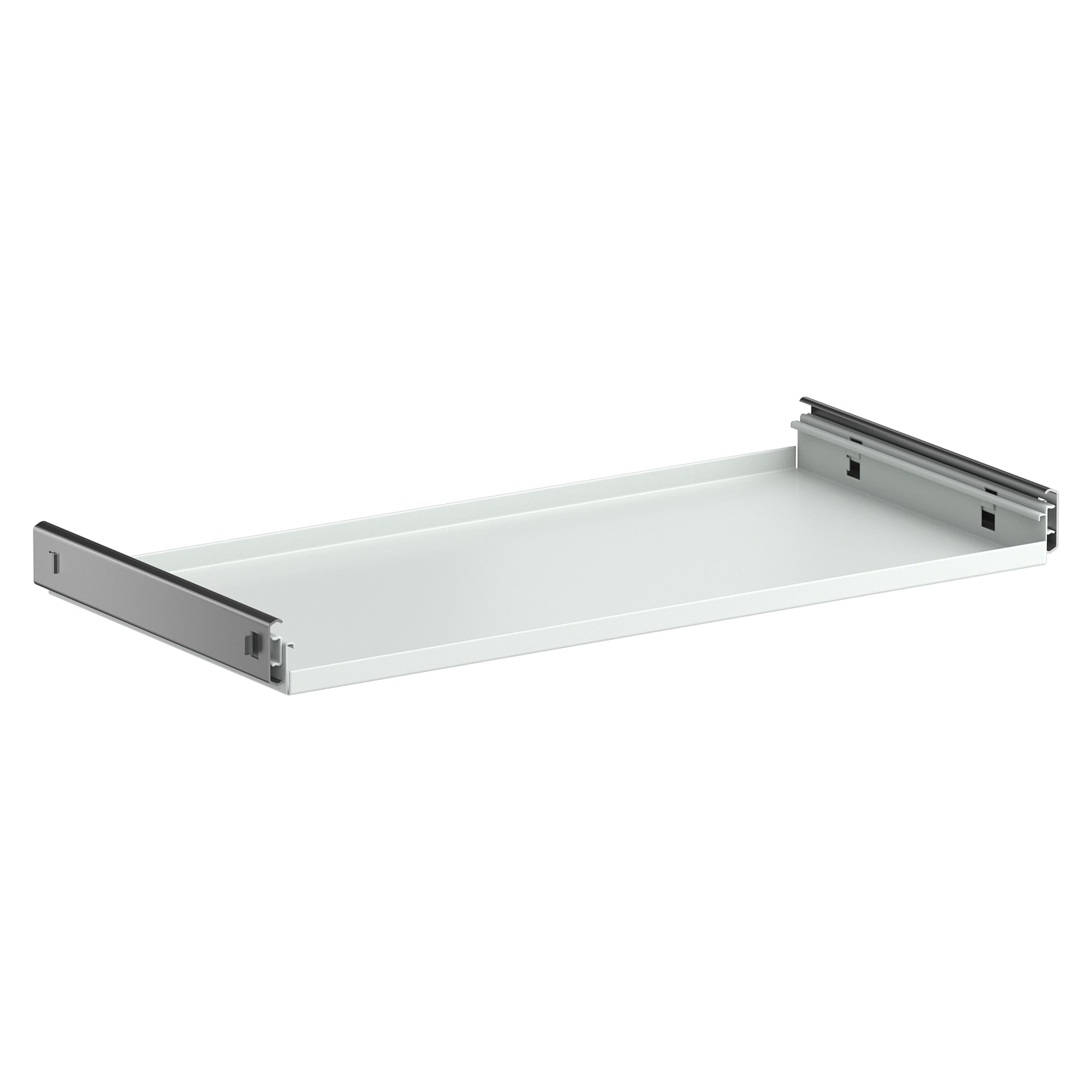 Extendable ESD shelf 730x362 mm for industrial cabinet 80, 30 kg - Treston 854347-49