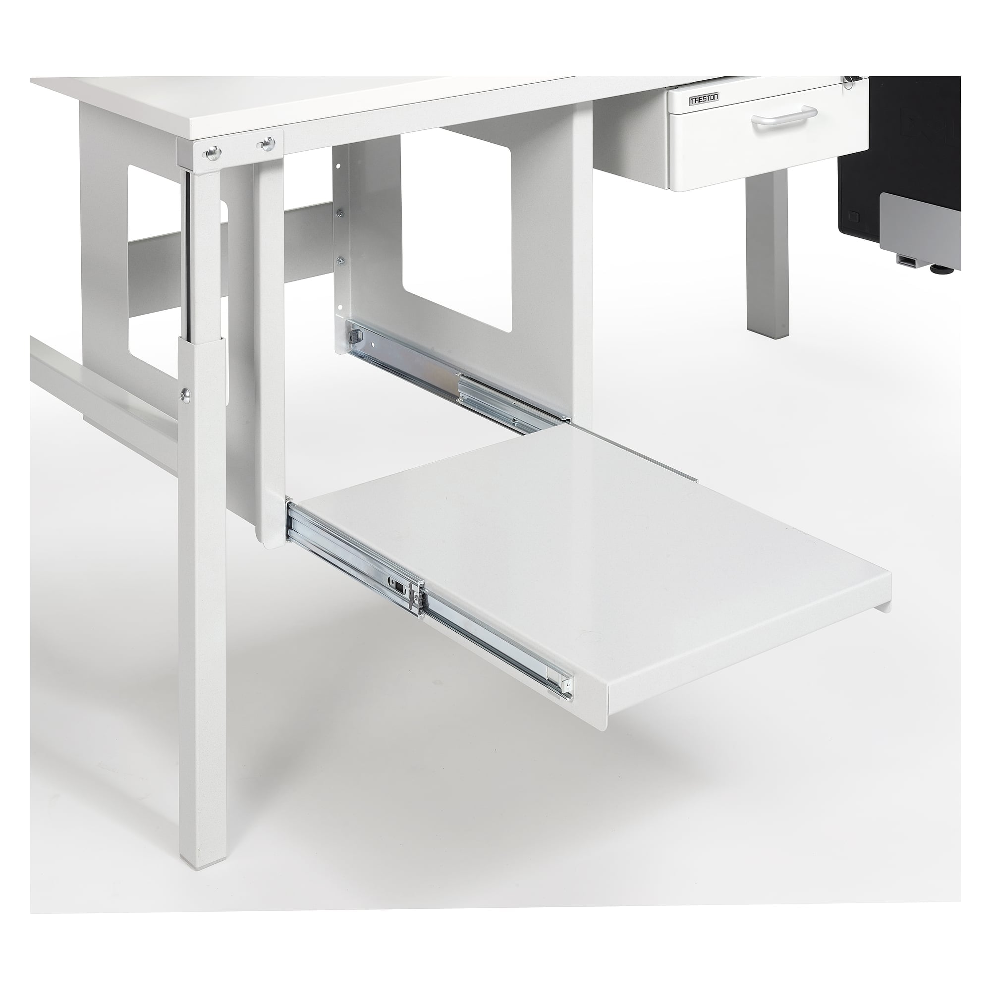 Ausziehbarer Stahlboden für Drucker, 500x535x506 mm, 35 kg - Treston PSP50