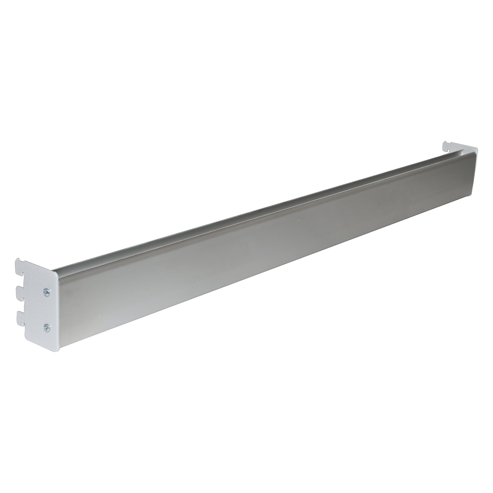 Aluminium bin rail BP for upright tube M1500, WxDxH 1486x55x75 mm - Treston BP1500C