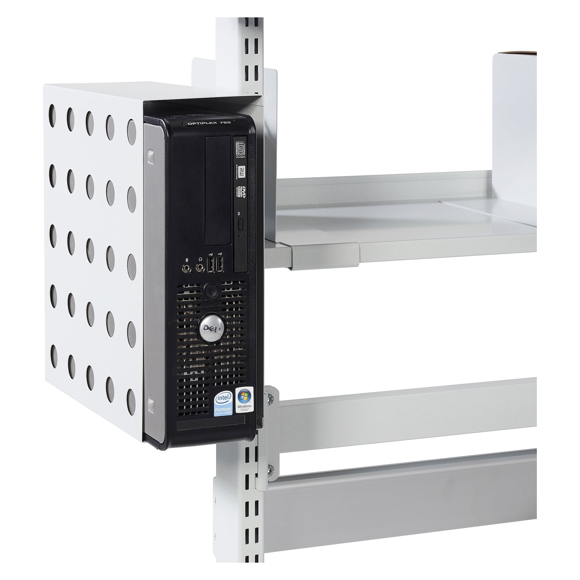 PC and folder box for upright tube, 130x290x330 mm, ESD - Treston 860983-49