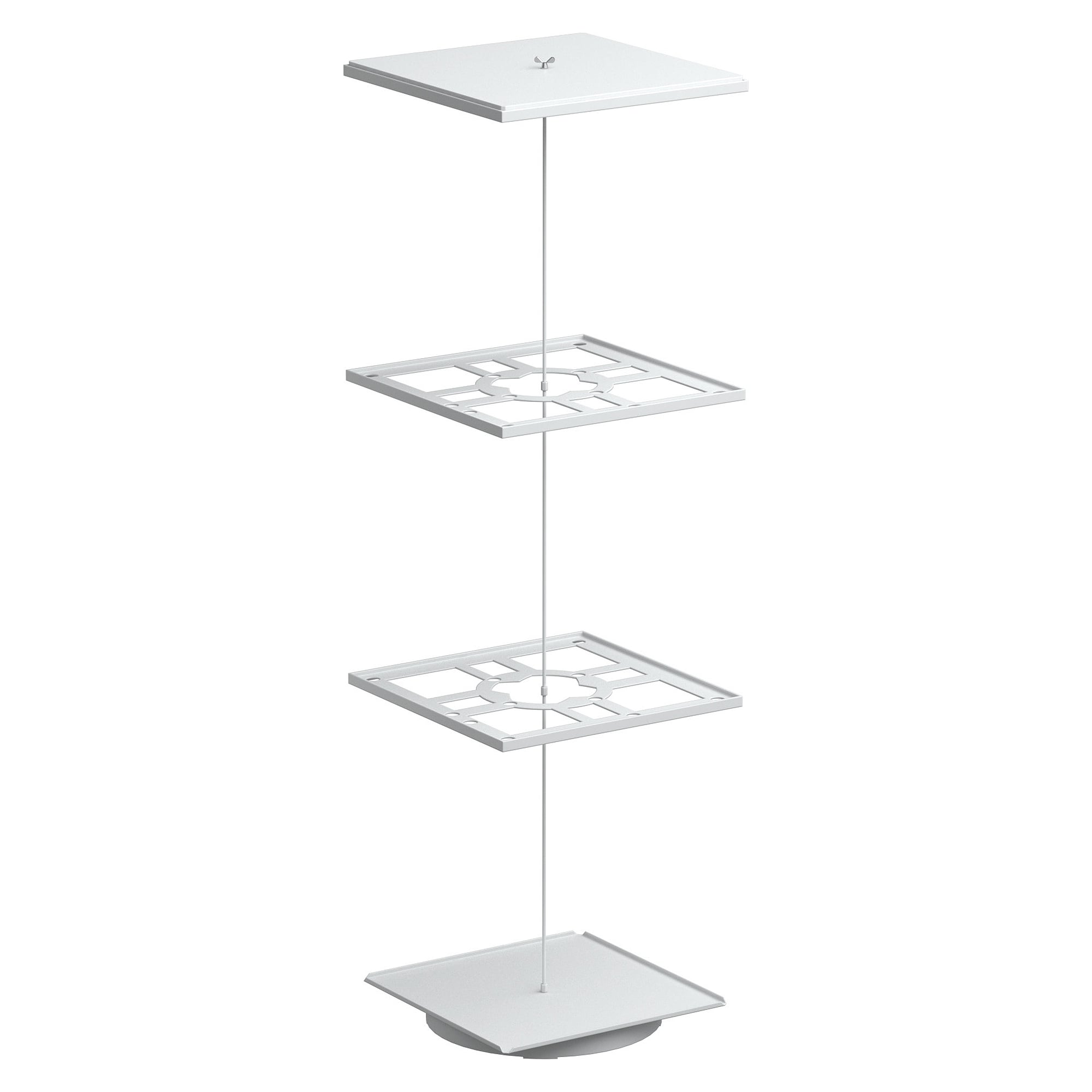Drehständer für 12 Kleinteilemagazine Serie 550, 500x500x1730 mm - Treston 12-550