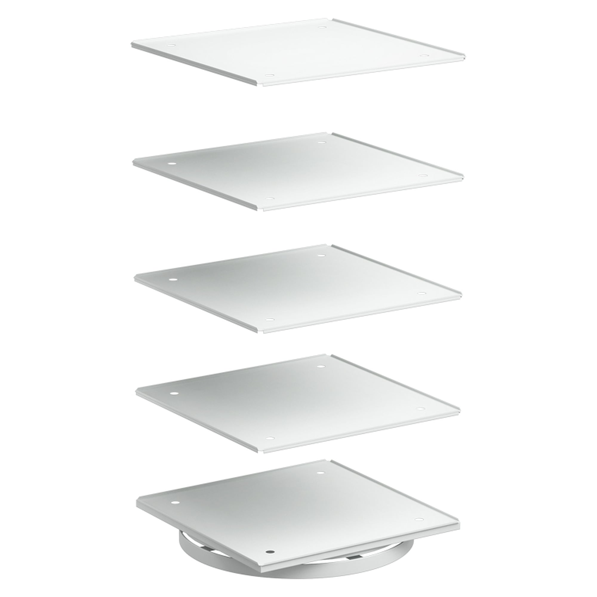 Carrousel rotatif ESD 800x800x1680 mm pour 16 blocs à tiroirs série 400, 800 kg - Treston 16-400 ESD