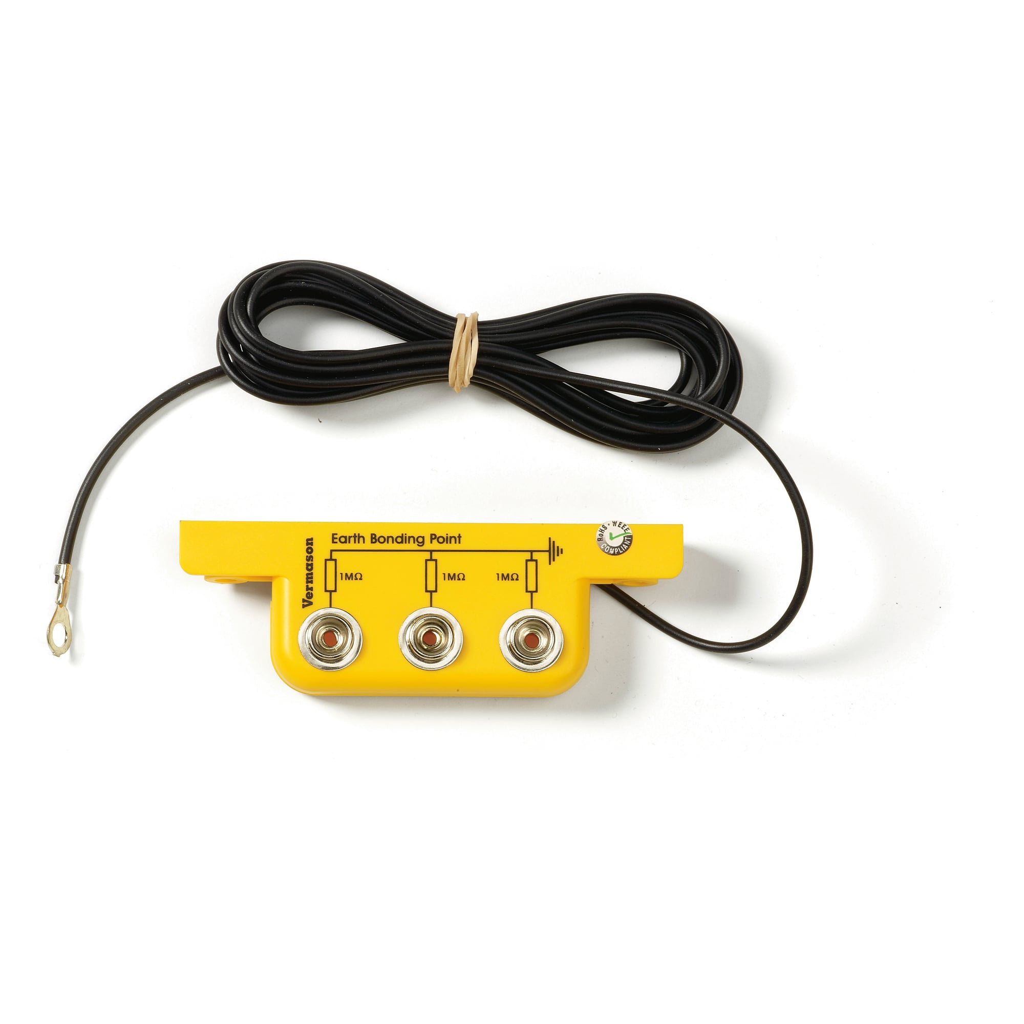 ESD earthing box with 3 x 10 mm press stud - Treston J6603