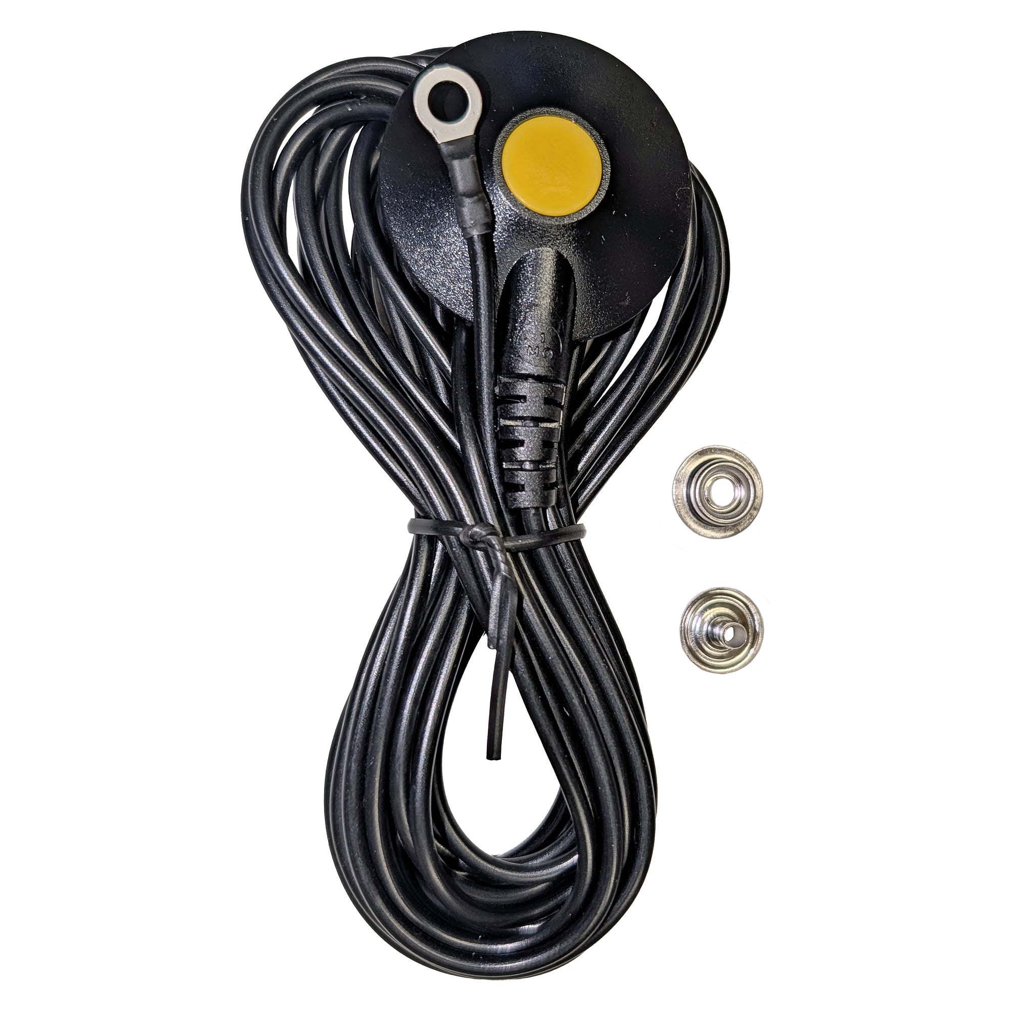 ESD earthing cable 5 m with 10 mm press button - Treston MK3040