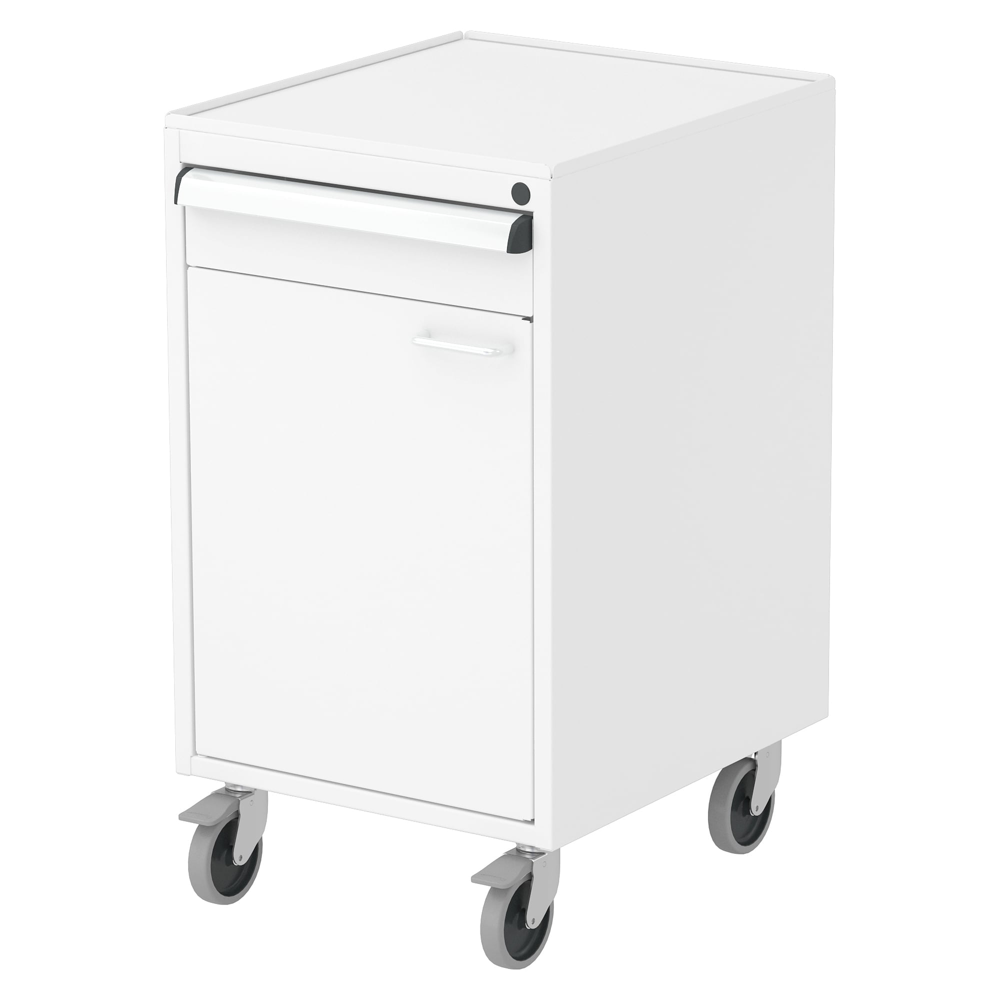 Drawer cabinet 45/66 with door left and castors, 450x520x800 mm, ESD - Treston 60749309