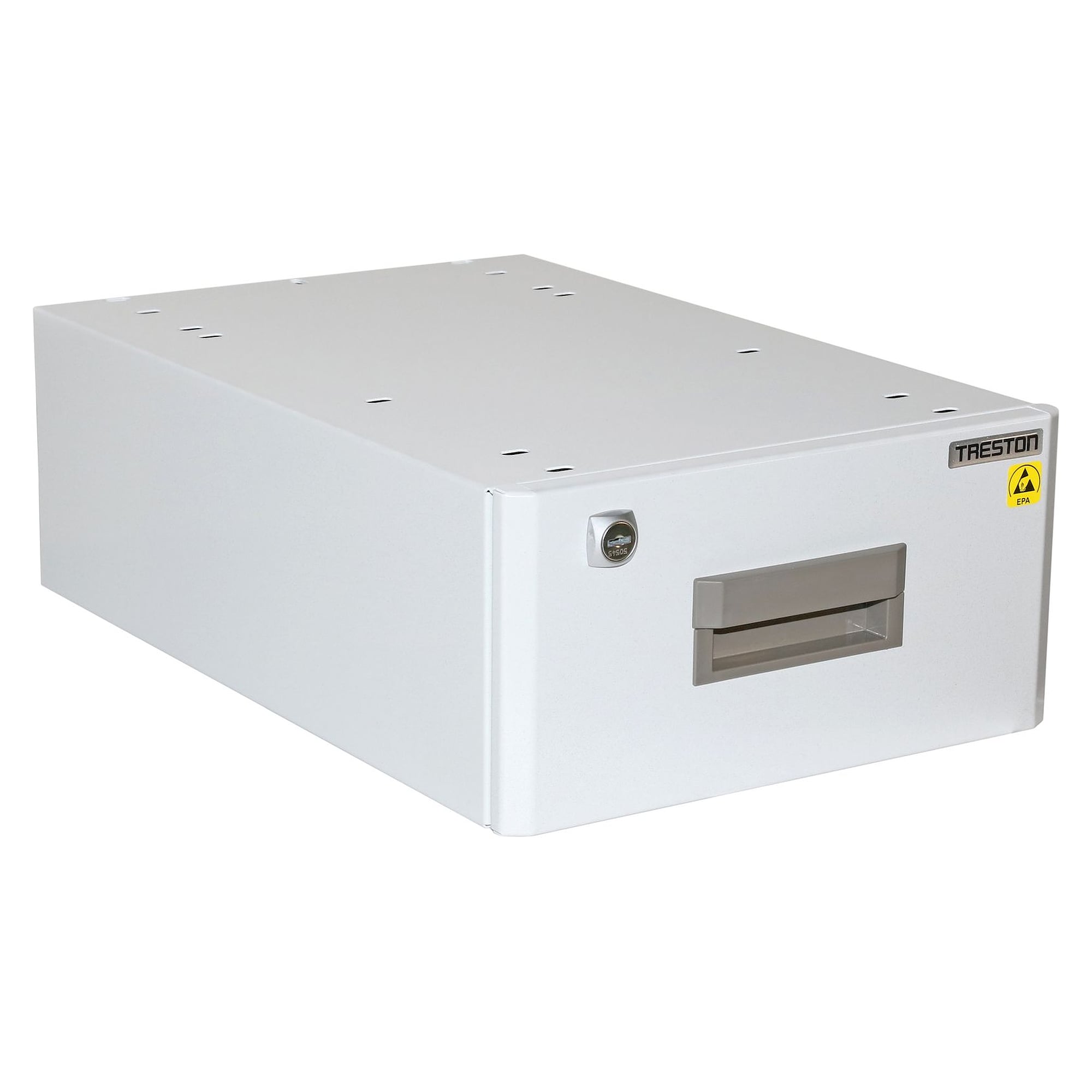 Bloc à tiroirs 30/15 ESD avec 1 tiroir 150 mm, RAL 7035 gris - Treston 859330-49