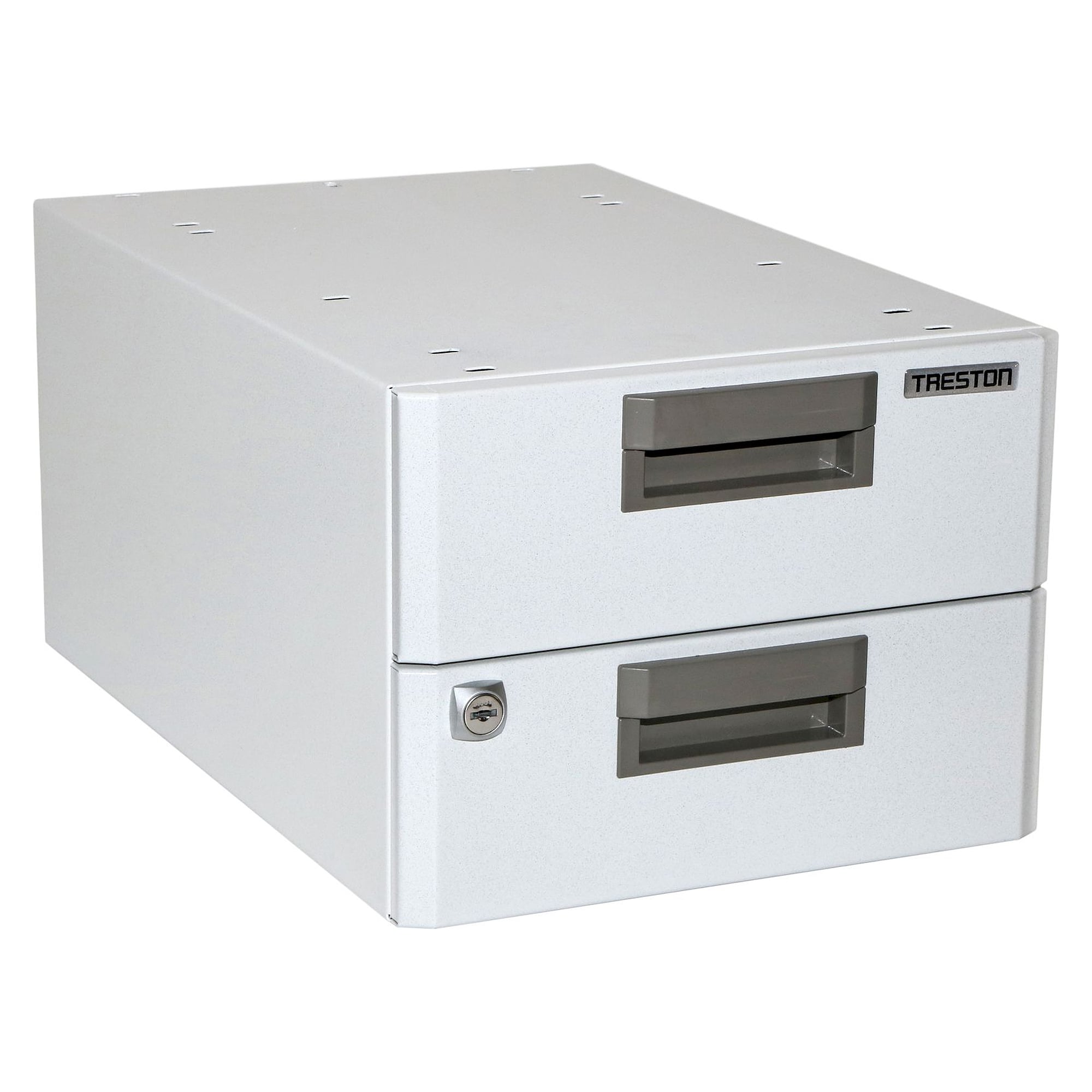 Drawer unit 30/22 ESD with 2 drawers 110 mm, RAL 7035 grey - Treston 859340-49